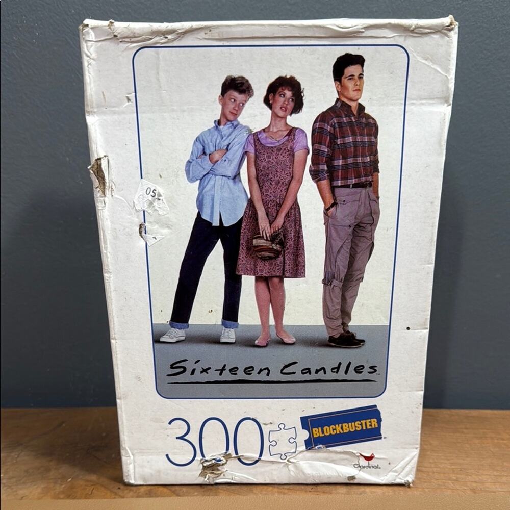 Blockbuster unopened plastic bag Sixteen Candles 300 Piece Puzzle
